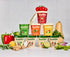 Lentiful 8 Pack 12g 6g French Mirepoix - Herb & Vegetable Instant Lentil Cups | Protein, Fiber | Vegan, Gluten-Free |