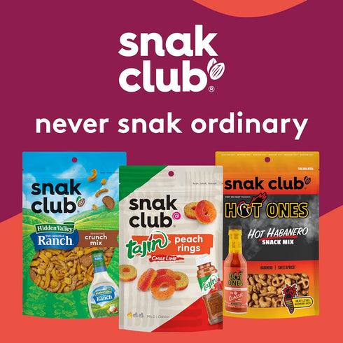 Pack, 6 Pack Snak Club Trail Mix Variety Protein Snacks, Includes Energizer Trail Mix, Sweet and Salty, and Peanut