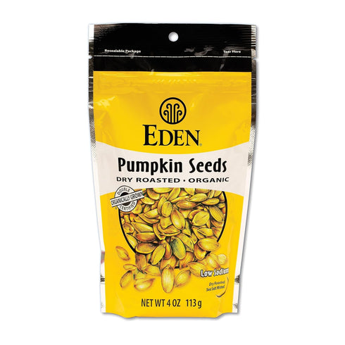 Eden Organic Dry Roasted Pumpkin Seeds, 4 oz
