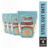 24oz (Pack 4) Bob's Red Mill Steel Cut Oats, of - Non GMO, Whole Grain, Vegan, Kosher