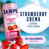 0g 24-Pack Sanpellegrino Soda Italiana Strawberry Crema Italian Sparkling Drink, Added Sugar, Real Fruit Juice, Italian