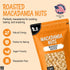1 lb Oh! Nuts Roasted Salted Macadamia - - Macadamia Nuts Salted - Premium Roasted Macadamia