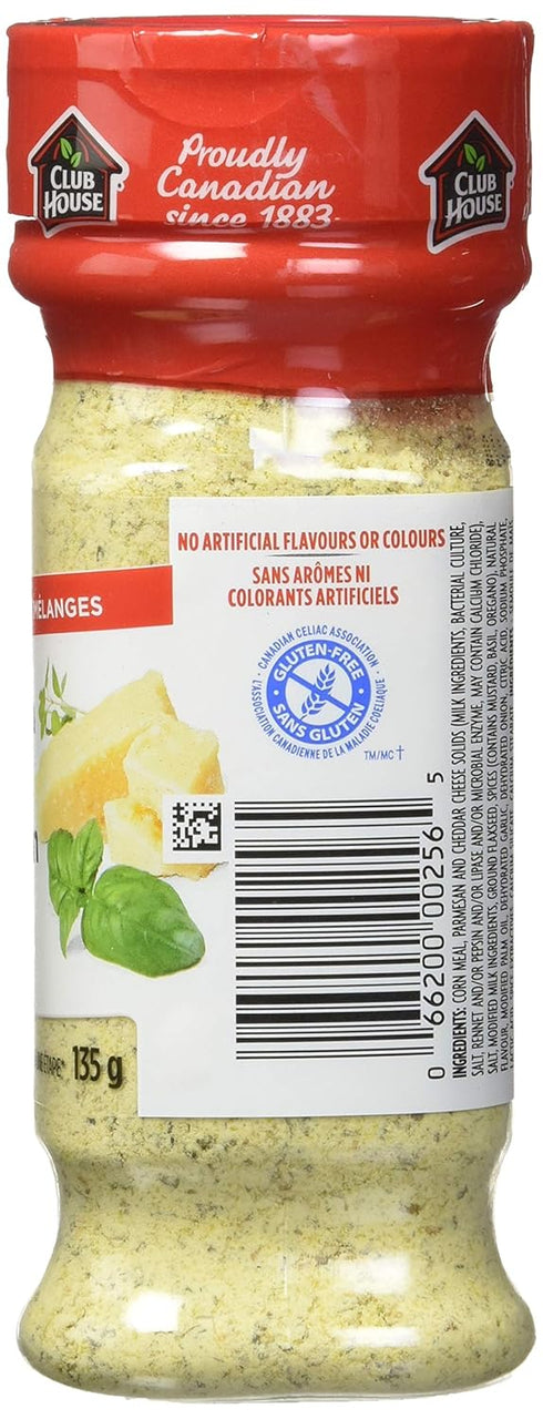 Club House, Signature Blend, Parmesan & Herbs, 135g/4.8 oz., {Imported from Canada}