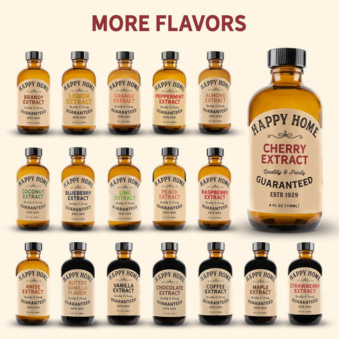Happy Home Natural Cherry Flavor, Certified Kosher, 4 oz