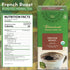 Teeccino French Roast Herbal Tea, 25 Tea Bags, Rich & Roasted, Caffeine Free & Prebiotic