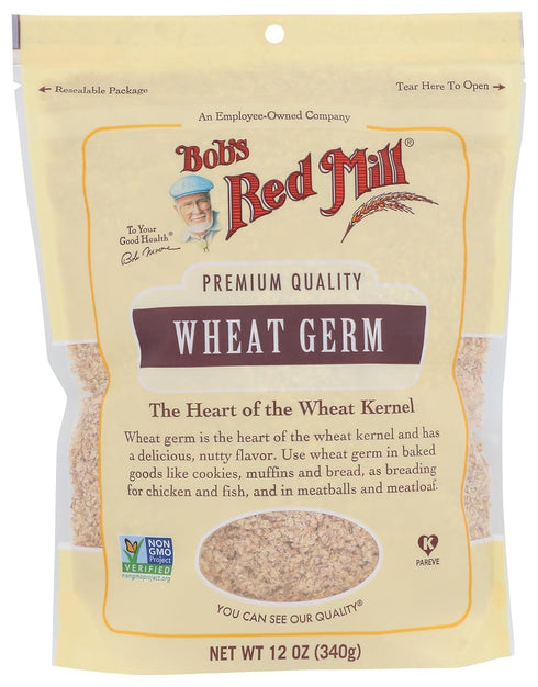 Bob's Red Mill Wheat Germ, 12oz (Pack of 1) - Non GMO,