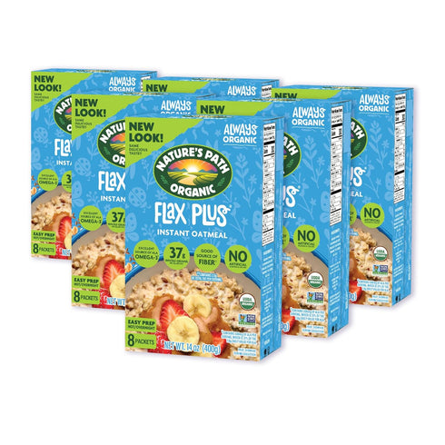 14 oz (Pack 6), Nature's Path Organic Flax Plus Instant Oatmeal, of Non-GMO