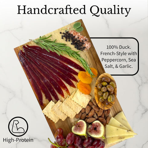 2 oz Angel's Salumi Pre-Sliced Dry-Cured Duck Breast "Prosciutto" Gourmet Artisanal Charcuterie Humanely Raised
