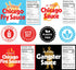 Pack 4-Bottle Set The Chicago Sauce Series | Big Fork Gourmet Variety Original, Fire, Fry & Gangster Flavors | |