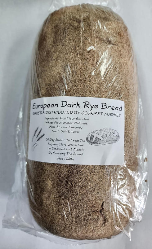 Generic (1 European Style Rye Bread & Riga Rye Bread Loaf Each)