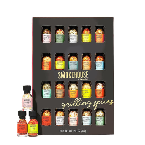 Smokehouse by Thoughtfully Ultimate Grilling Spice Set, Grill Seasoning Gift Set Flavors