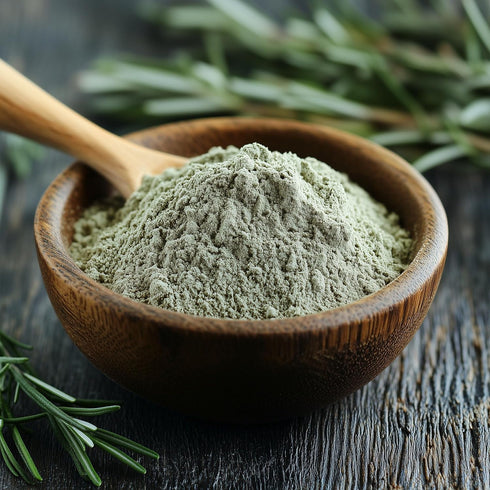 SavorSatch 4oz Ground Rosemary Powder - Resealable Pouch | GMO Free | Certified Kosher | Premium Moroccan Rosemary |