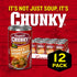 18.8 oz 12) Campbells Chunky Soup, Chicken and Sausage Gumbo, Can (Case
