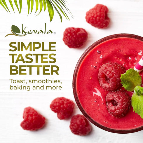 3.5 lb, 56 oz Kevala Organic Coconut Butter - Multifunctional Spread for Cooking and Beauty, Made in USA