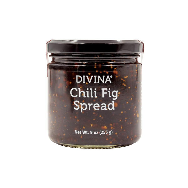 DIVINA Chili Fig Spread Jam, 9 Ounce