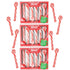 6 2.54 (Pack 3) Sweetzo Christmas Peppermint Stirring Spoons, Festive Hot Cocoa Essentials, Spoons in Each - Ounces