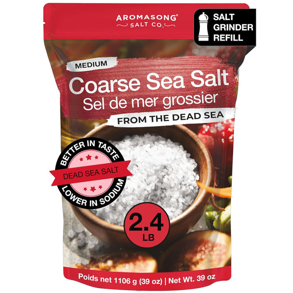 Aromasong 100% Natural & Pure Sea Salt Coarse Grain, 2.43 lb. |