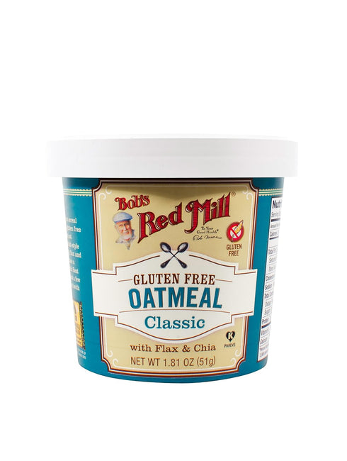 1.81 12 Bobs Red Mill Classic Oatmeal Cup, Ounce - per case.