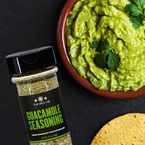 The Spice Lab Guacamole Mix Seasoning for Avocado, Shaker Jar, All Natural and Keto Friendly