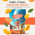 (25g) Claros Farm Organic Freeze-Dried Tangerines Single-Ingredient, Resealable Dried Fruit Snacks w/No Sugar Added