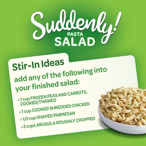 7.5 Oz (12-Pack), Suddenly Salad Herb Garlic, Quick and Easy Dish, Pasta and Seasoning Mix, Just Add Olive Oil, Dry