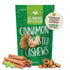 Pack 3, 5 oz Almond Brothers Roasted Cashews - of Hand Crafted Cinnamon Glazed Roasted Cashews, Gluten-Free, Non-GMO