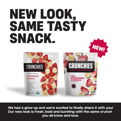 Packs, 100% Pack 6 (6 Pack) Crunchies Freeze-Dried Fruit Variety All Natural Crispy Fruit, Non GMO and Kosher