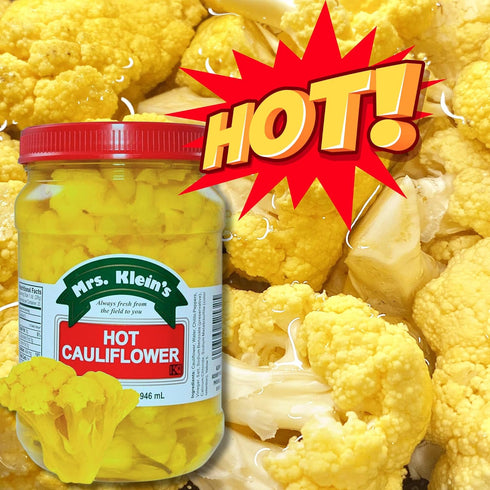 Mrs Kleins Cauliflower Bites | Hot & Spicy cauliflower florets | Unique salad toppings | Low Carb Snack | Vegan snack |