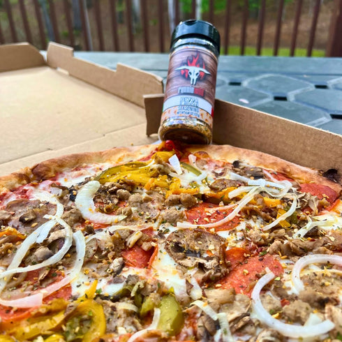 Gourmet Pizza Seasoning, Italian Spice Blend, Low Sodium, No Artificial Flavors, Runnin Wild Foods, 4.48 ounces
