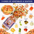 Egcina 100% 11 10.58OZ Dehydrated Freeze-Dried Seafood & Vegetable Mix - Natural Ramen Toppings for Soups, Mixed