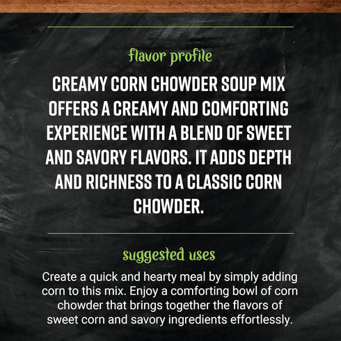 16 Oz, Frontier Co-op Corn Chowder Soup Mix, Bulk Bag
