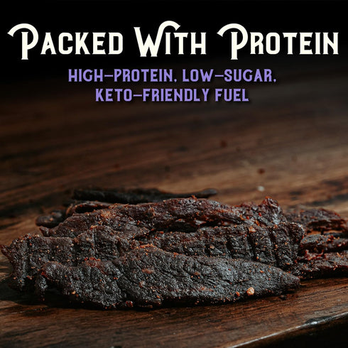 Pack 3oz (85g) Meat Artisan Beef Jerky - Australian Wagyu Steakhouse and Asian BBQ Style - High Protein Snack - Gluten