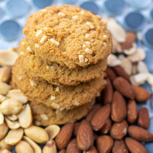Bake City 1oz (12 pack), 0g 1.5g 5g Cookie Plus Keto | Peanut Butter Cookies Gluten Free, Sugar, Only Net Carbs, Good