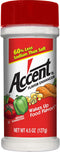 Ac'cent All Natural Flavor Enhancer, 4.5 Ounce, Pack of 6