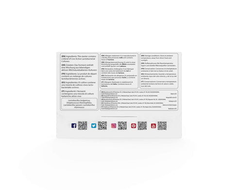 Pack 3 (3 Pack) Yogurt Starter Cultures - of Freeze-Dried Sachets for Lactobacillus Rhamnosus and L.Gasseri Yogurt
