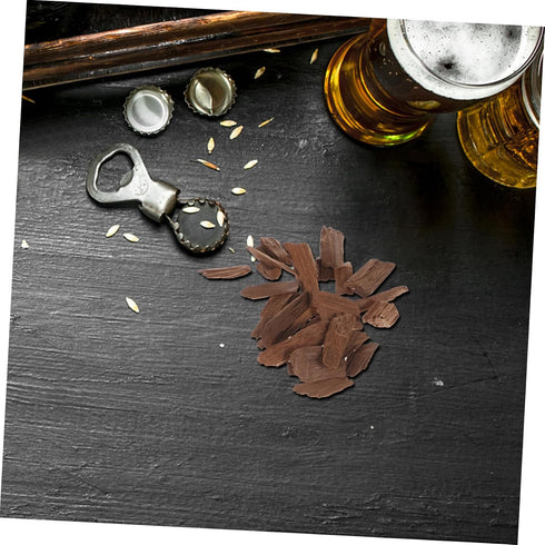 1bag Mobestech Natural Toasted Japanese Oak Chips for Wine Making Homebrewing Enhance Wine Flavor Aroma