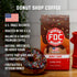 (12 oz, Pack 2) Fire Department Coffee - Gives Back to Firefighters - Donut Shop Ground Coffee - Sweet & Smooth