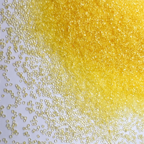 Rimmer 3.5 OZ SE Si&Moos Yellow Sanding Sugar Yellow Edible Sparkling Sprinkles Sanding Sugar Crystals for Cookie