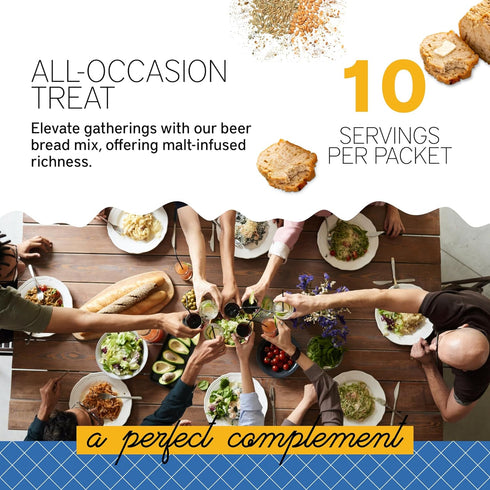 1 Southern Living Gourmet Beer Bread Mix, Easy-to-Bake Delight, Perfect for Potlucks & Parties, Dessert Bread, Mix