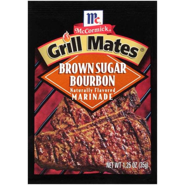 McCormick Grill Mates Brown Sugar Bourbon Marinade, 1.25 oz, 3 pk