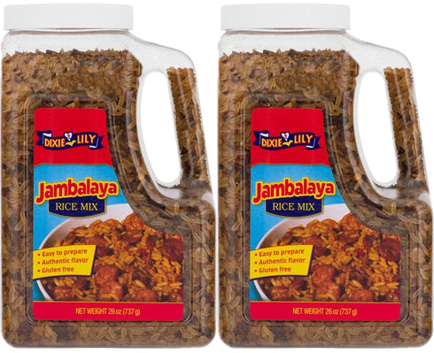 Dixie Lily Jambalaya Rice Mix - Long Grain Parboiled Rice with Bell