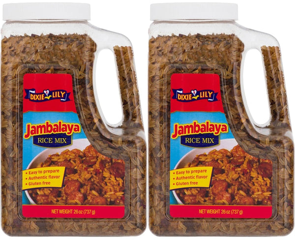 Dixie Lily Jambalaya Rice Mix - Long Grain Parboiled Rice with Bell