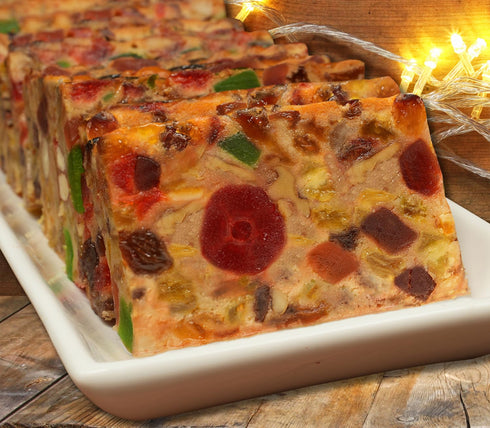3-Lb. Packed 3 Pack Claxton Fruit Cake Regular Recipe | Old Fashioned Holiday Fruitcake in Signature Claxton Individual
