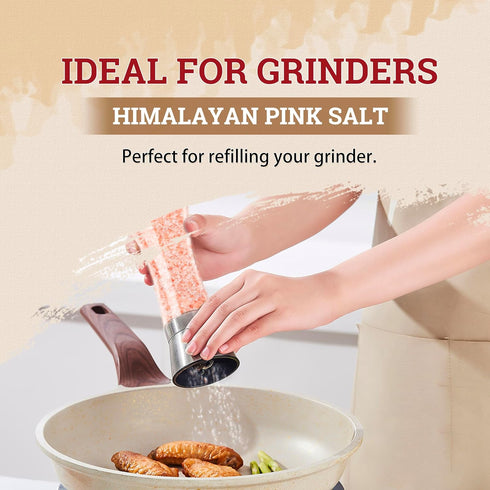 52USA 39 oz (2.4 LB), Himalayan Pink Salt, Coarse Grain, Pink Himalayan Sea Salt, Kosher Salt, Sea Salt for Grinder