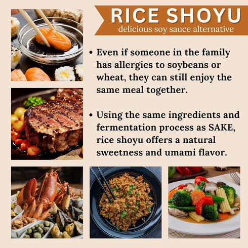 UMAMI Shoyu 5.07oz (150 ml) - Rice Shoyu, Soy Sauce Alternative