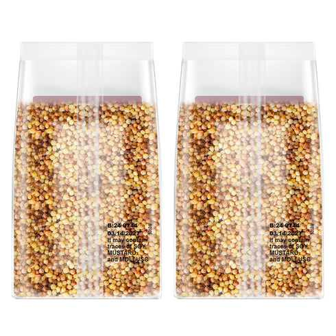 17.6 oz (Pack 2) Sanniti Toasted Fregola Sarda FIne Semolina Pasta Fregula Tostata Fina