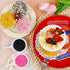 4 110g/3.88oz Edible Sanding Sugar Sprinkles, (Gold Black White Pink) cell Edible Mix Sugar Crystals Sprinkles for Cake