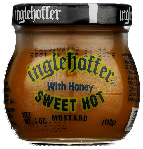 Inglehoffer Mustard Sweet Hot, 4 oz