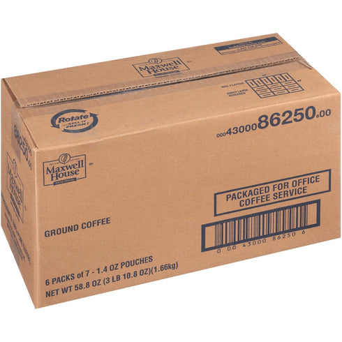 (1.4 oz Pack 42) Maxwell House Special Delivery Ground Coffee Single Serve Bags