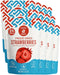 Crispy Craze Freeze Dried Strawberries (24 Snack Sized Bags, 0.52 oz Each), Sliced Strawberry
